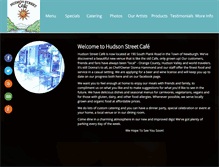 Tablet Screenshot of hudsonstreetcafe.com